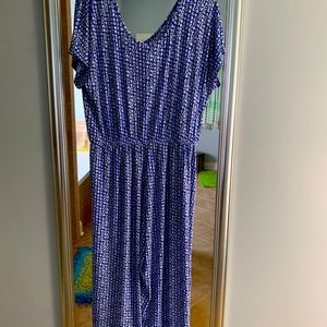 Clear Sun Woo geometric jumpsuit with pockets. Like new only worn once. Cute on.